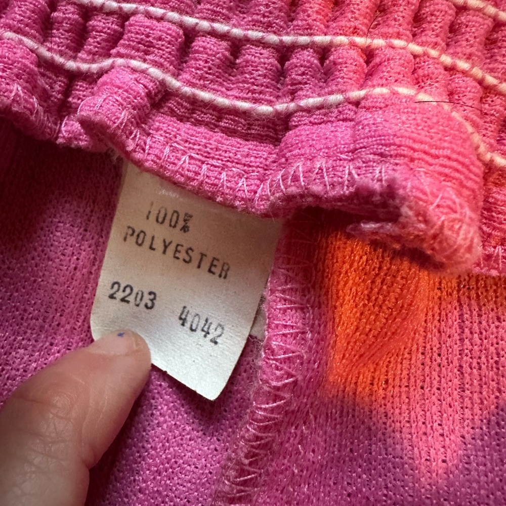 Vintage 1970s Pink Wide-Leg Pants - Picture 8 of 10